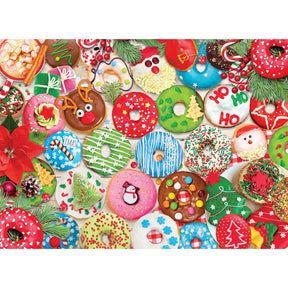 Puzzle Christmas Donuts Tin