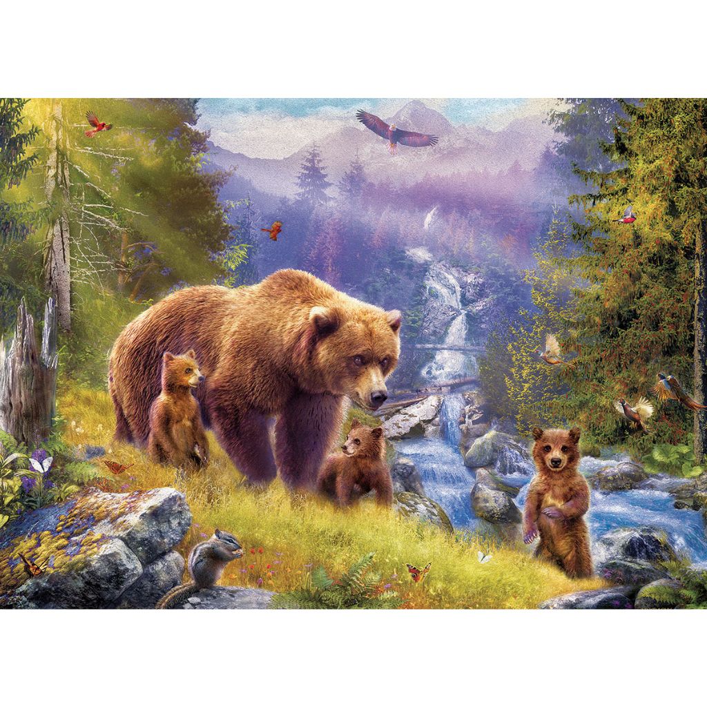 Puzzle Grizzly Cubs