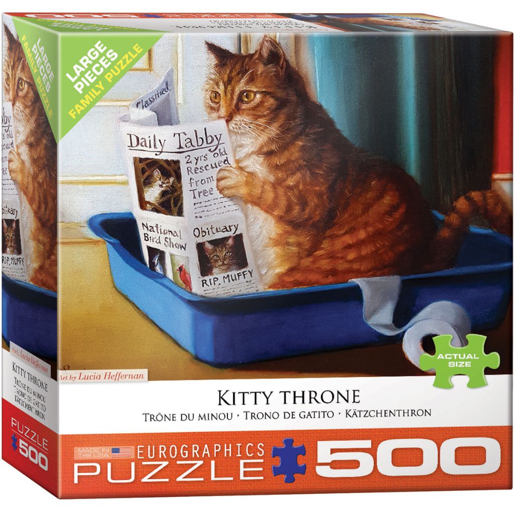 Puzzle Kitty Throne