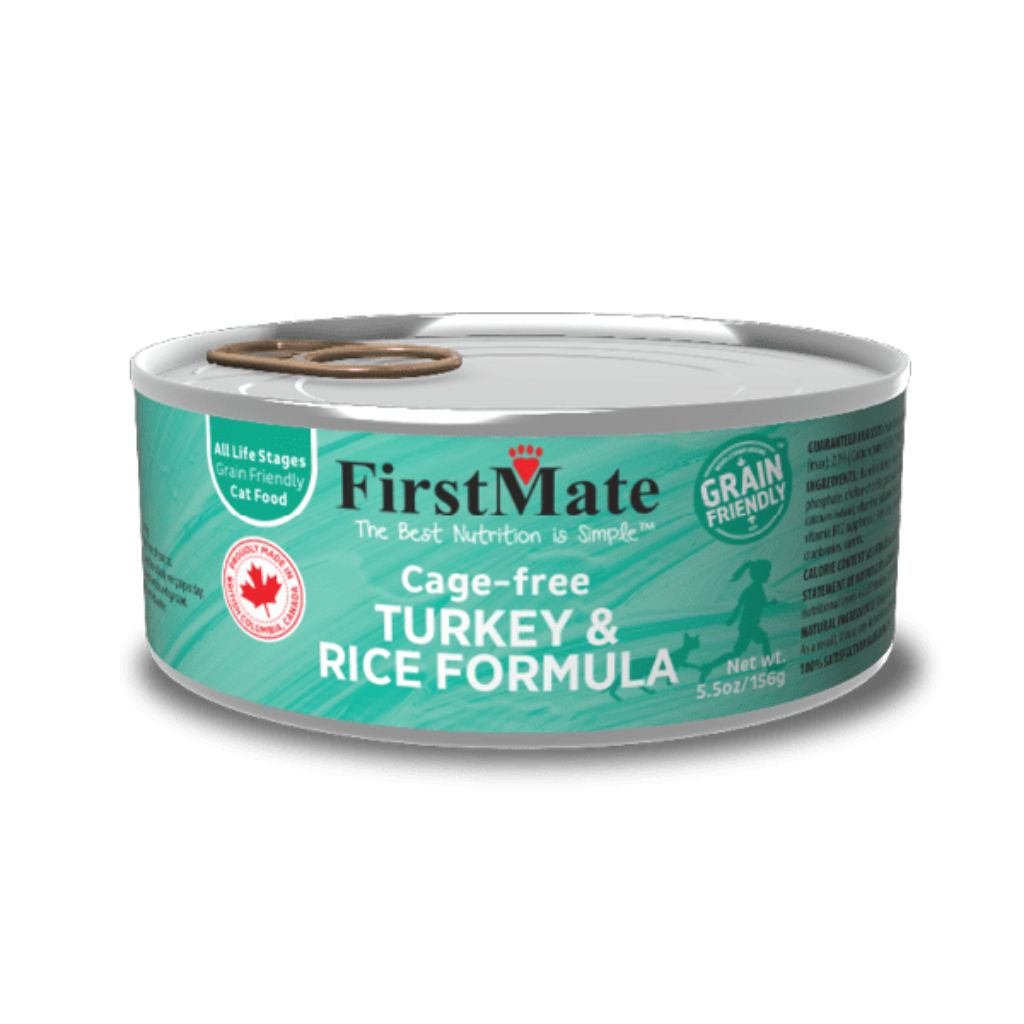 Grain Friendly Cage Free Turkey & Rice Cat Cans