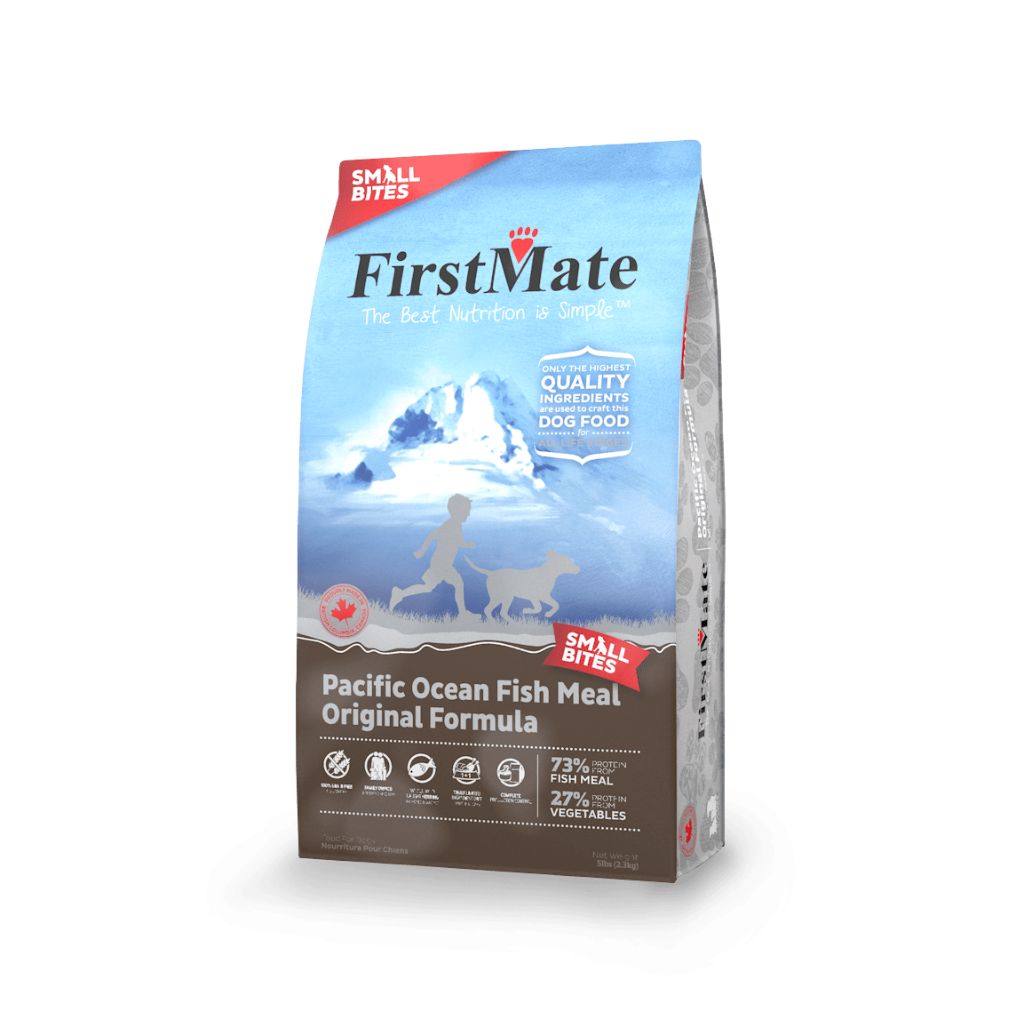 First Mate Grain Free Pacific Ocean Fish Small Bite LID Dog Food D/S