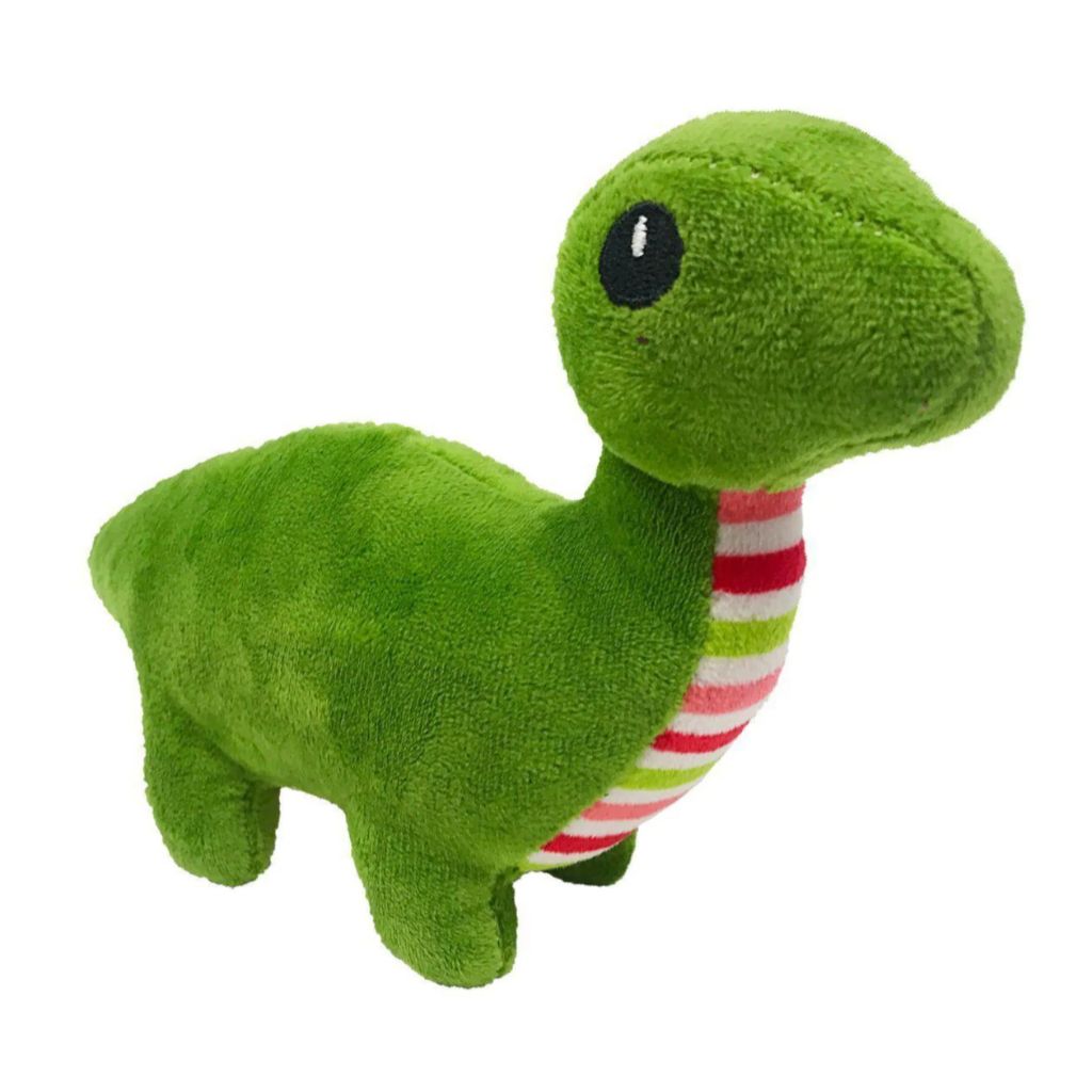 Dino Mini Plush Dog Toy