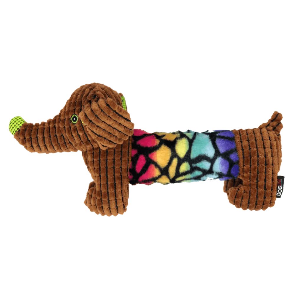 Dachshund Dog With Moving Ears When Squeaked/Cord/Plush