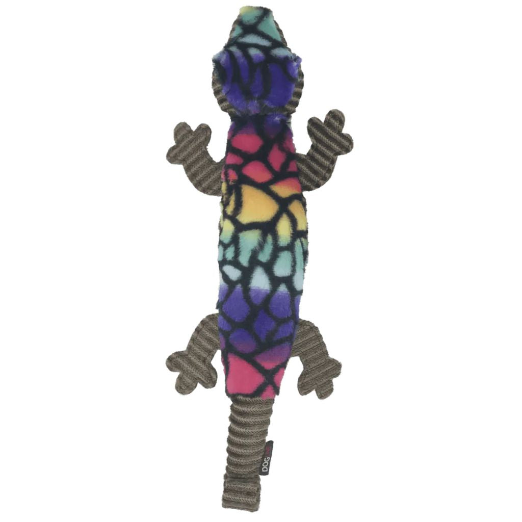 Party Lizard With Moving Tail When Squeaked/Cord/Plush