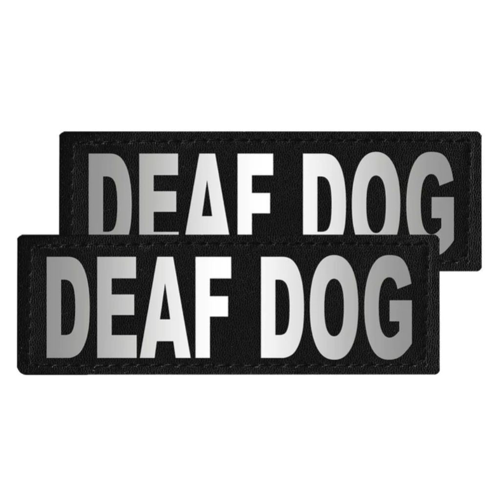 Patches Velcro - DEAF DOG- 2 Pack