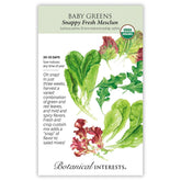 Baby Greens Mesclun Snappy Organic