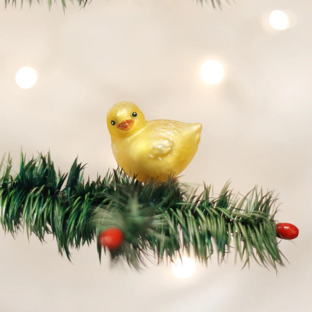 Old World Christmas - Ornament Glass Baby Chick
