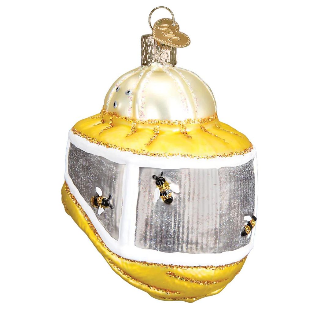 Old World Christmas - Ornament Glass Beekeeper
