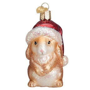 Old World Christmas - Ornament Glass Bunny Standing
