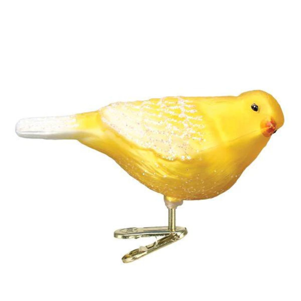 Old World Christmas - Ornament Glass Canary