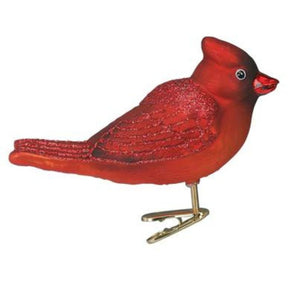 Old World Christmas - Ornament Glass Cardinal Bright