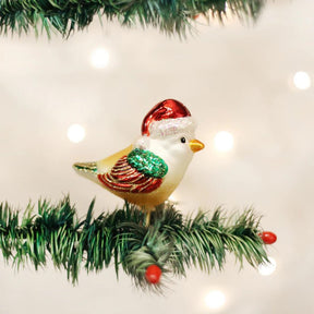 Old World Christmas - Santa Bird Clip-On Ornament