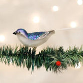 Old World Christmas - Ornament Glass Swallow with Clip
