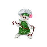 Annalee Candy Cane Stripes Chef Mouse 5"