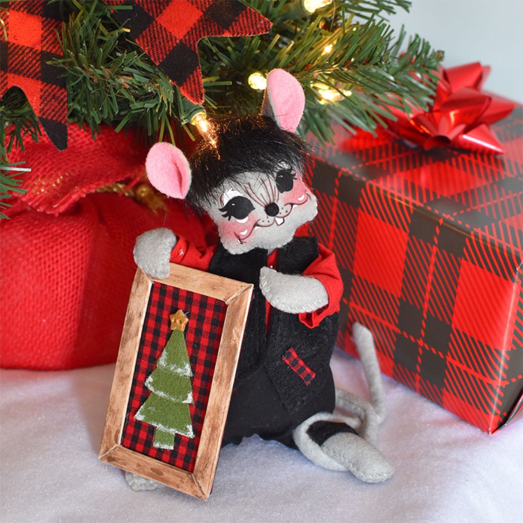 Annalee Winter Woods Art Mouse