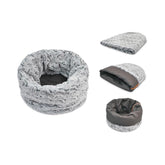 Snuggle Bed Husky Gray - Forms Round Donut or HidingBed