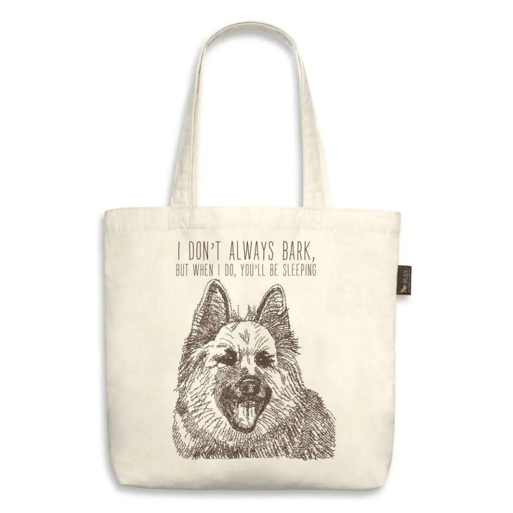 Tote Bag Shepherd - I Don't	Always Bark, But When I Do