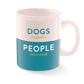 Dogs Welcome Montana Ceramic Mug
