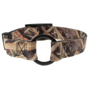 Leather Brothers -Collar Nylon DT Shadow Grass Blades Camo With Center Ring