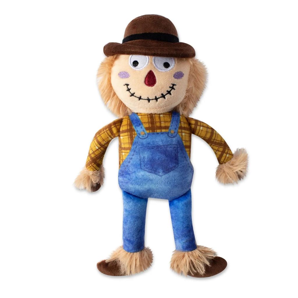 On My Last Straw Scarecrow Plush Dog Toy