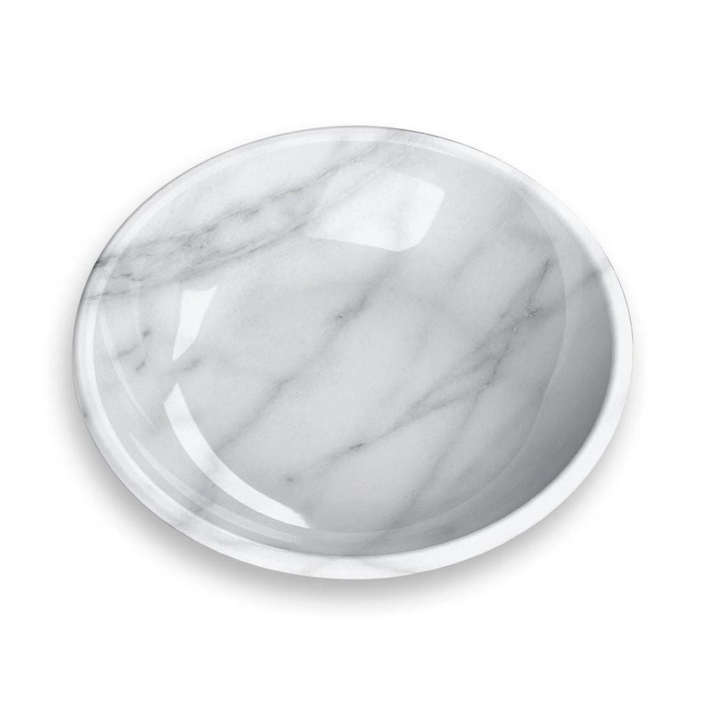 Pet Saucer Faux Marble Grey-Southern Agriculture