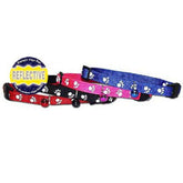 Cat Collar Nylon Adjustable with Reflective Paws