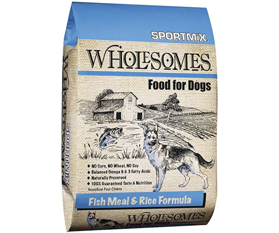 Sportmix Wholesomes Active Dog All Life Stages Fish Meal Rice For