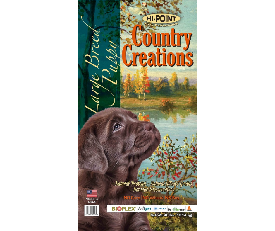 Shawnee Milling Company Hi-Point Country Creations - Large Breed, Puppy Recipe Dry Dog Food-Southern Agriculture
