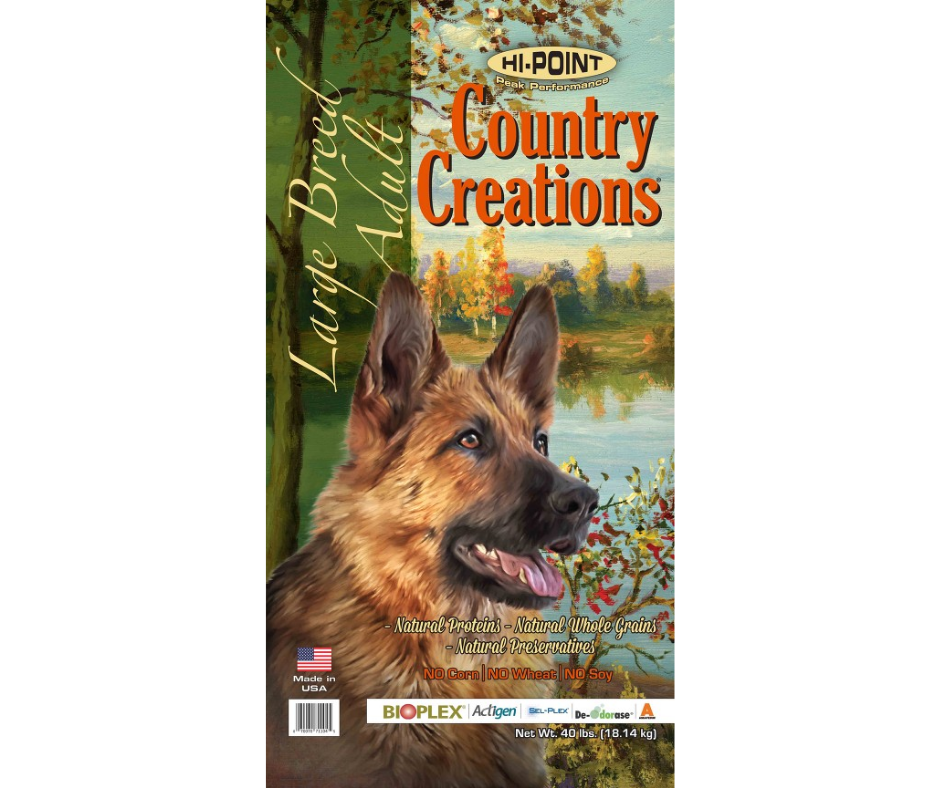 Shawnee Milling Company Hi-Point Country Creations - Large Breed, Adult Dog Recipe Dry Dog Food-Southern Agriculture