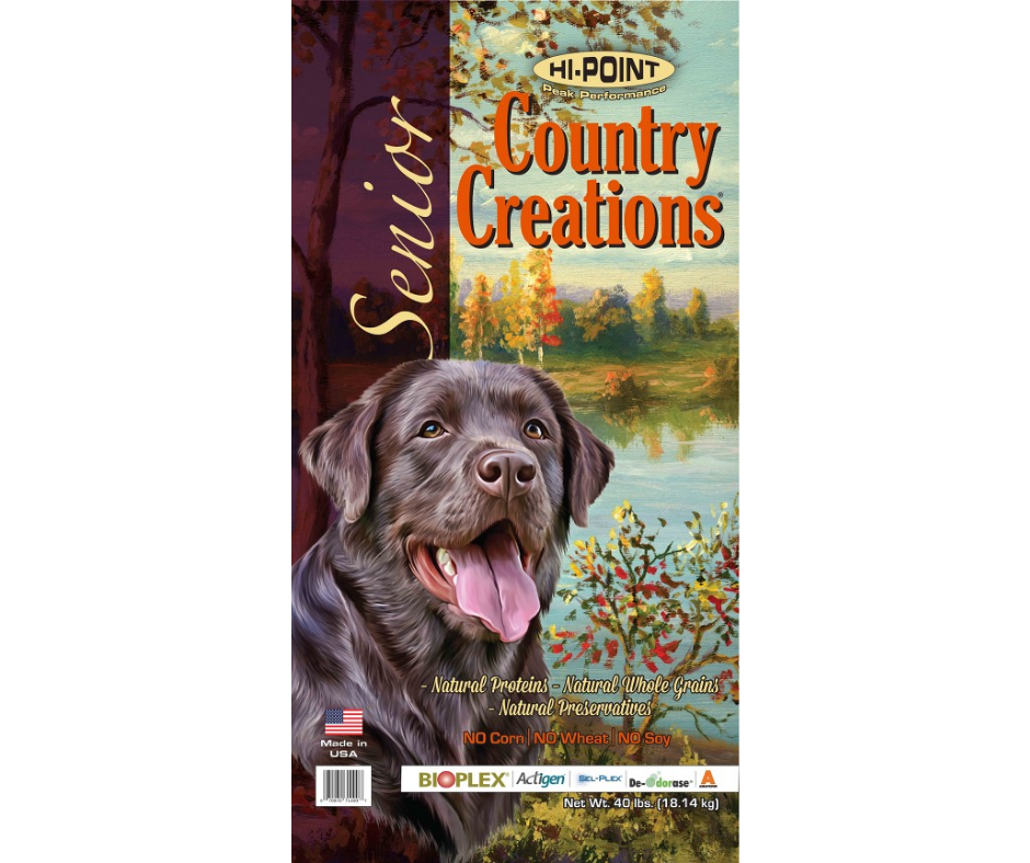 Shawnee Milling Company Hi-Point Country Creations - All Breeds, Senior Dog Recipe Dry Dog Food-Southern Agriculture