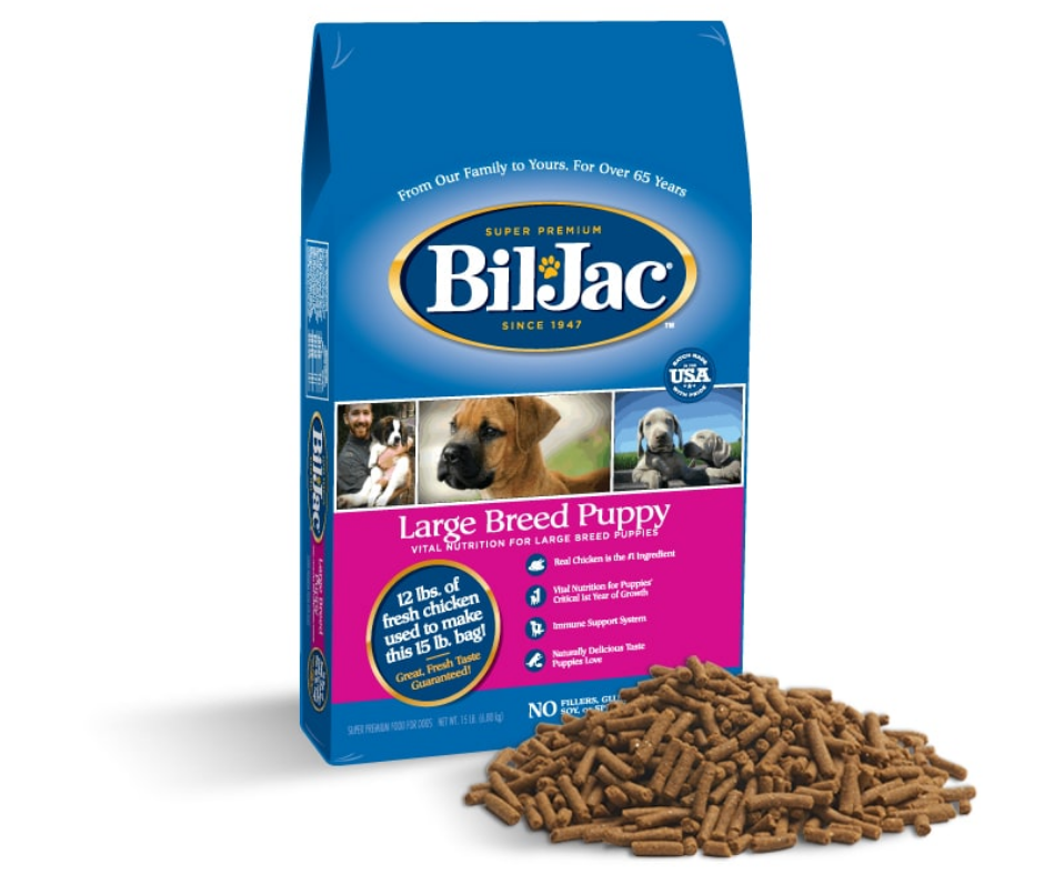 Bil Jac - Large Breed, Puppy Chicken, Corn, and Oatmeal Recipe Dry Dog Food-Southern Agriculture