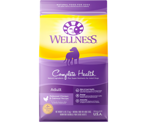 Wellness Complete Health - All Breeds, Adult Dog Deboned Chicken & Oatmeal Recipe Dry Dog Food-Southern Agriculture