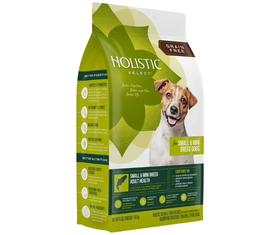 Holistic Select Small and Mini Breed Adult Dog Grain Free Anchovy