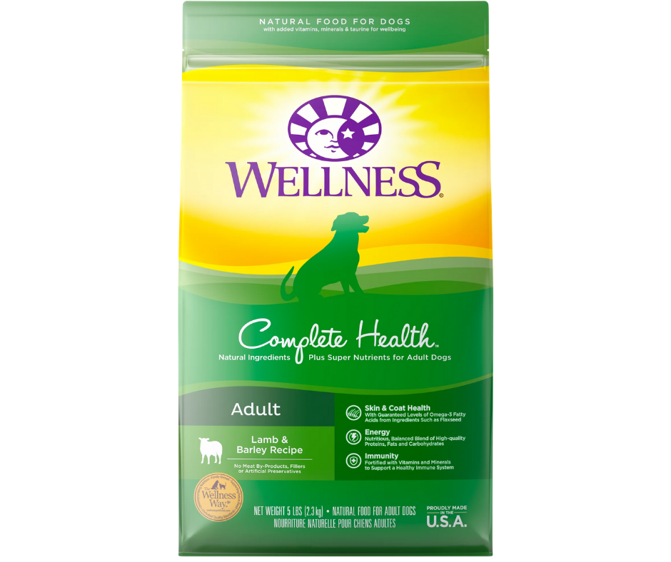 Wellness Complete Health - All Breeds, Adult Dog Lamb & Barley Recipe Dry Dog Food-Southern Agriculture