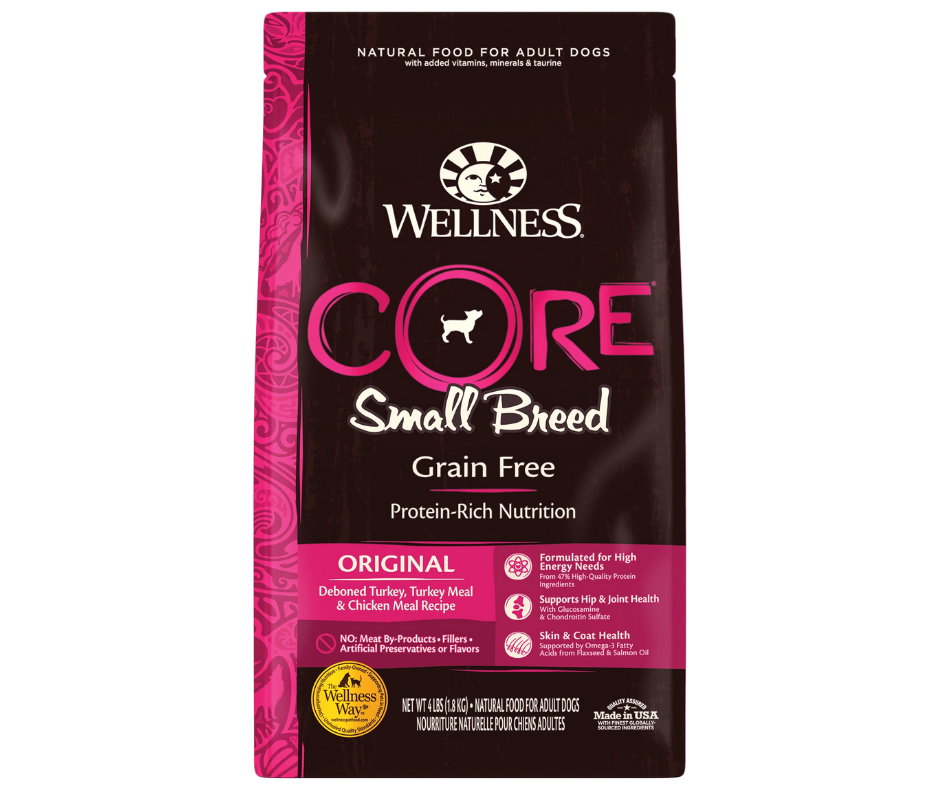 Wellness CORE - Small Breed, Adult Dog Original Deboned Turkey, Turkey Meal, and Chicken Meal Recipe Dry Dog Food-Southern Agriculture