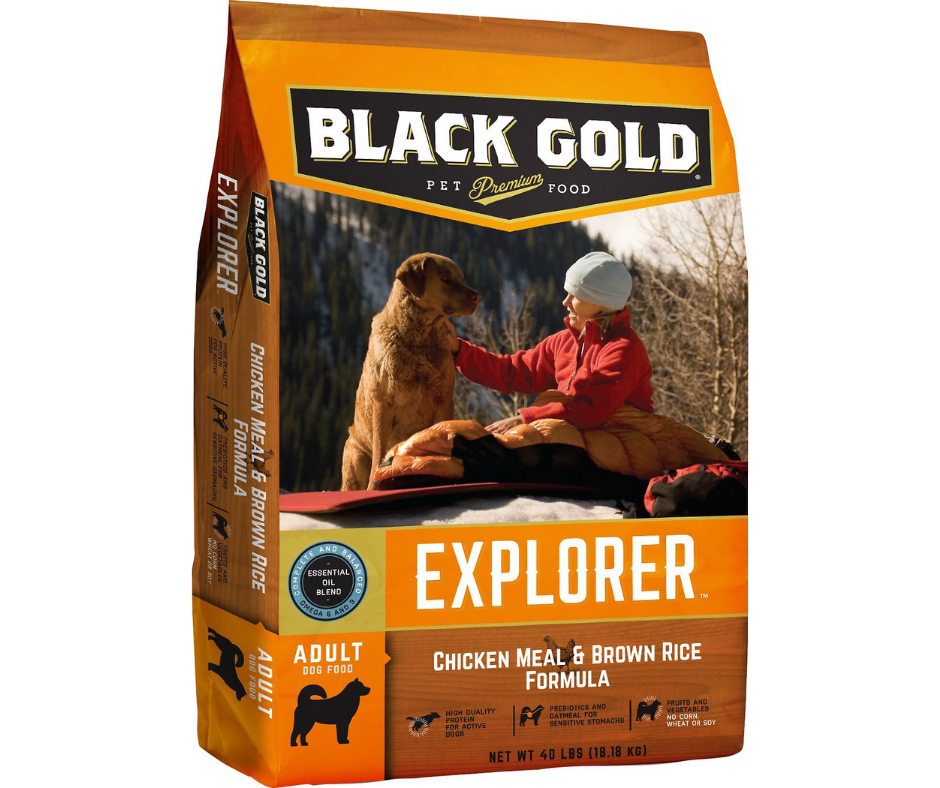 Black Gold - Active, Adult Dog Chicken Meal & Brown Rice Recipe Dry Dog Food-Southern Agriculture