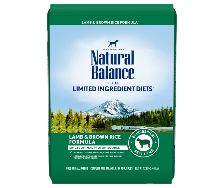 Natural Balance LID Limited Ingredient Diets -All Breeds, Adult Dog Lamb & Brown Rice Formula Dry Dog Food-Southern Agriculture