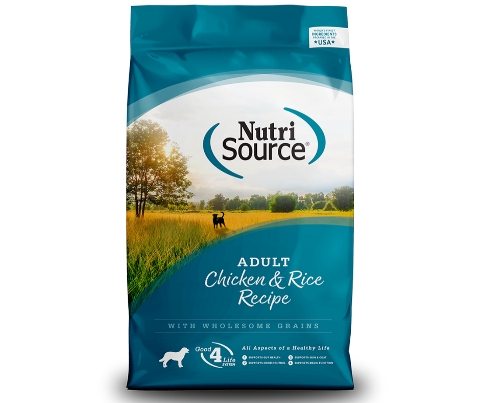 NutriSource - All Breeds, Adult Dog Chicken & Rice Recipe Dry Dog Food-Southern Agriculture