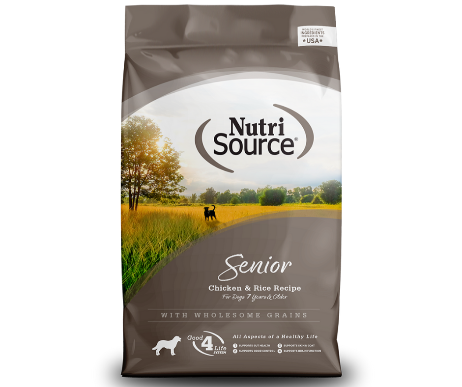 NutriSource - All Breeds Senior Dog Chicken and Rice Recipe Dry Dog Food-Southern Agriculture