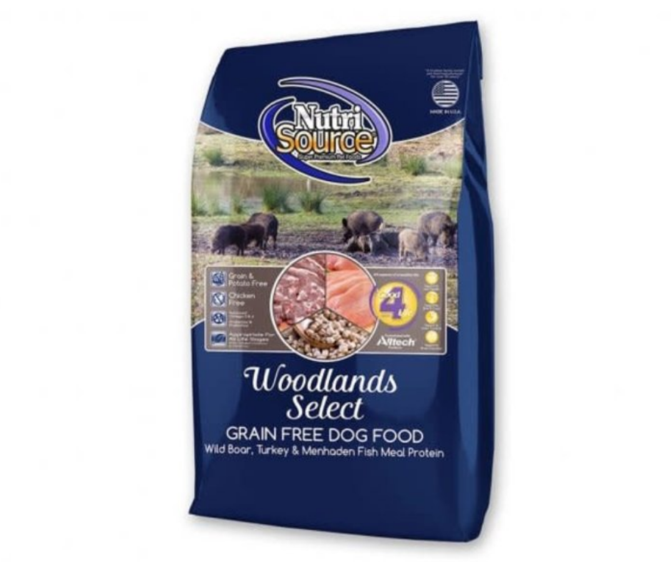 NutriSource - All Dog Breeds, Adult Dog Grain Free Woodlands Select Recipe Dry Dog Food-Southern Agriculture