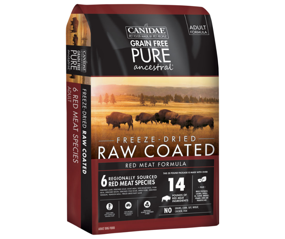 Canidae Grain Free PURE Ancestral - All Breeds, Adult Dog Red Meat Formula with Raw Coated Lamb, Goat & Wild Boar Dry Dog Food-Southern Agriculture