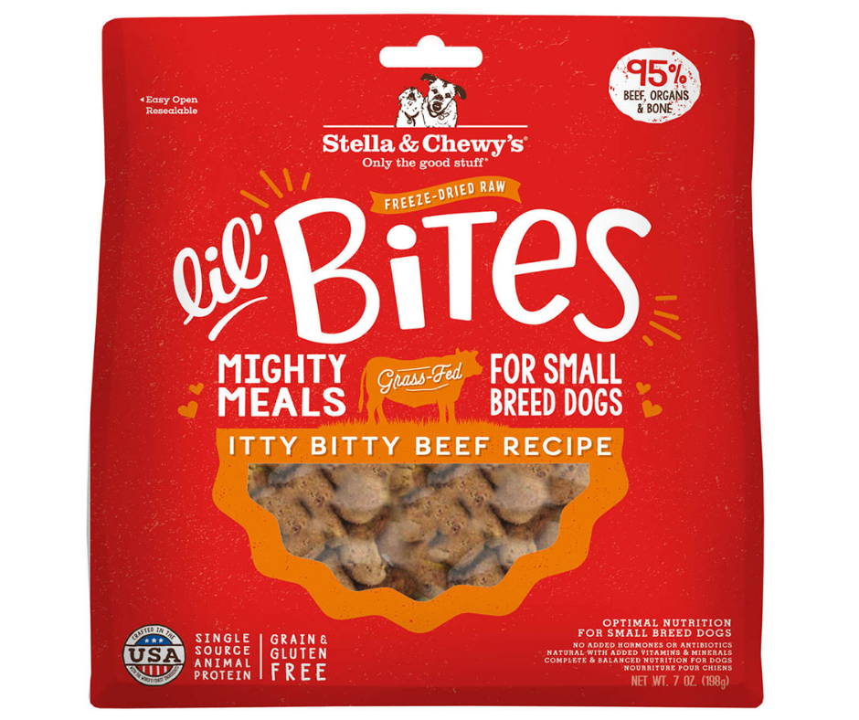 Stella & Chewy's Lil’ Bites - Small Dog Breeds, Adult Dog Itty Bitty Beef Recipe Dry Dog Food-Southern Agriculture