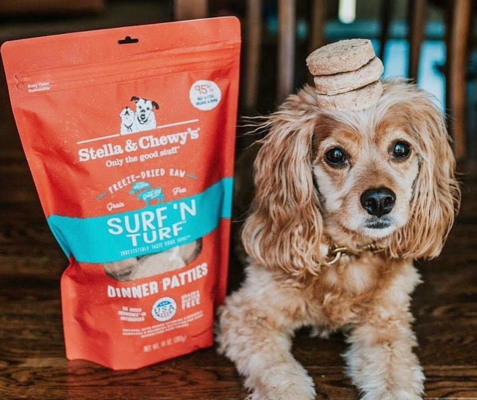 Stella & Chewy's, Freeze-Dried Raw Dinner Patties - All Dog Breeds, All Life Stages Surf N' Turf Recipe Dry Dog Food-Southern Agriculture