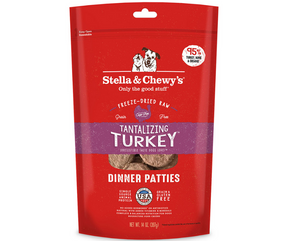 Stella & Chewy's, Freeze-Dried Raw Dinner Patties - All Dog Breeds, All Life Stages Tantalizing Turkey Recipe Dry Dog Food-Southern Agriculture