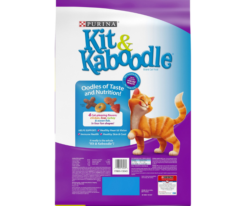 Purina Kit & Kaboodle - All Breeds, Adult Cat Original Recipe Dry Cat Food-Southern Agriculture