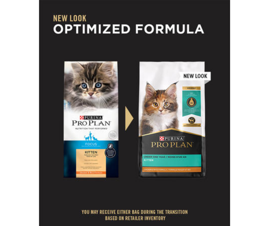 Purina Pro Plan FOCUS - All Breeds, Kitten Chicken & Rice Recipe Dry Cat Food-Southern Agriculture