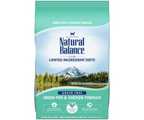 Natural Balance LID Limited Ingredient Diets - All Breeds, Adult Cat Green Pea & Chicken Formula Dry Cat Food-Southern Agriculture