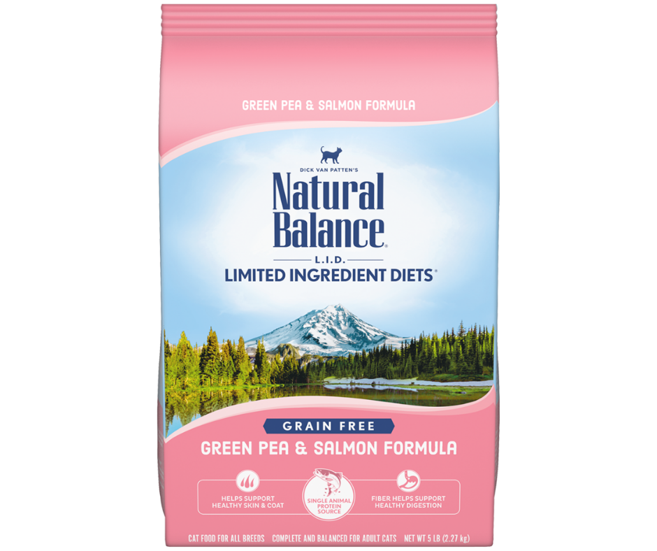 Natural Balance, LID Limited Ingredient Diets - All Breeds, Adult Cat Green Pea & Salmon Formula Dry Cat Food-Southern Agriculture