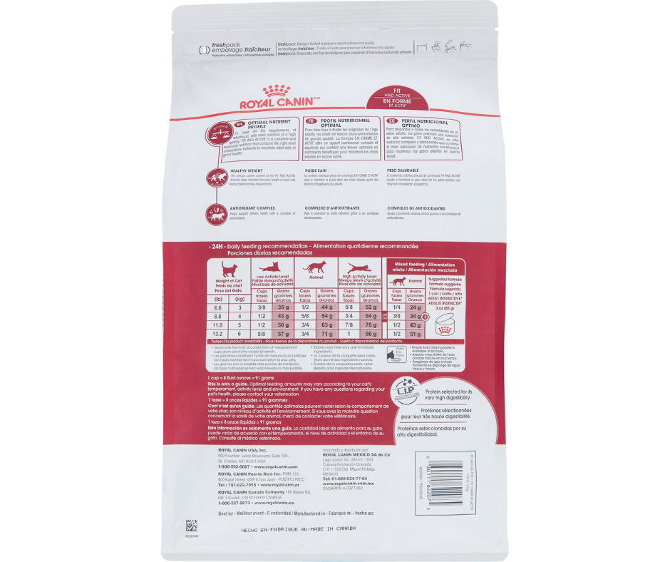 Royal Canin - Fit And Active Dry Cat Food-Southern Agriculture