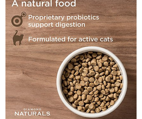 Diamond Naturals - Active Cats, All Life Stages Chicken Meal and Rice Formula Dry Cat Food-Southern Agriculture